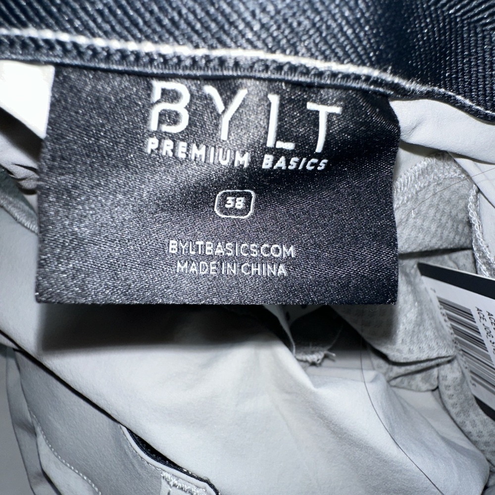 BYLT Men's Ace Jogger Storm Gray Performance Tapered Pants NWT - Picture 6 of 10